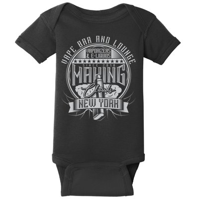 Vape Bar And Lounge Baby Bodysuit