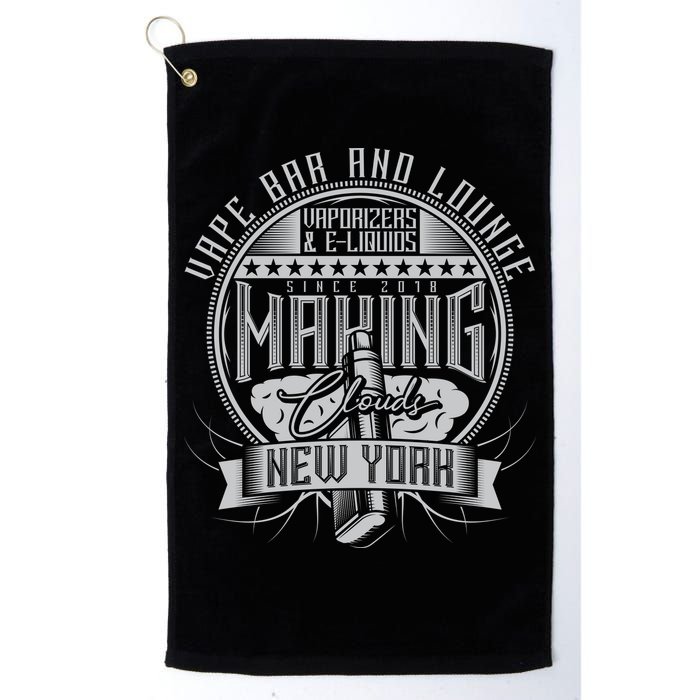 Vape Bar And Lounge Golf Towel