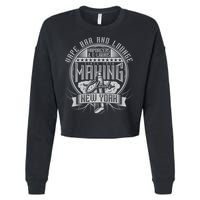 Vape Bar And Lounge Cropped Pullover Crew