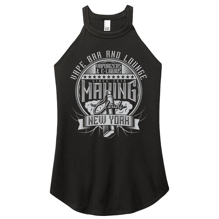 Vape Bar And Lounge Women's Perfect Tri Rocker Tank