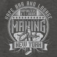Vape Bar And Lounge Vector Backpack