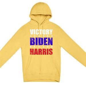 Victory Biden And Harris 46 President Of United States Meaningful Gift Premium Pullover Hoodie