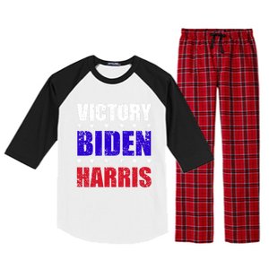 Victory Biden And Harris 46 President Of United States Meaningful Gift Raglan Sleeve Pajama Set