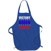 Victory Biden And Harris 46 President Of United States Meaningful Gift Full-Length Apron With Pockets