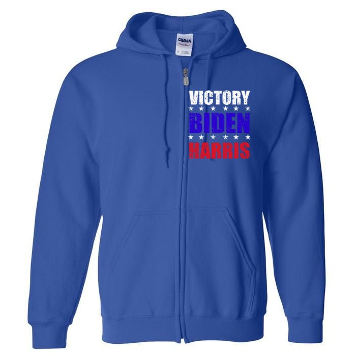 Victory Biden And Harris 46 President Of United States Meaningful Gift Full Zip Hoodie