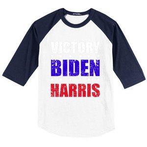 Victory Biden And Harris 46 President Of United States Meaningful Gift Baseball Sleeve Shirt