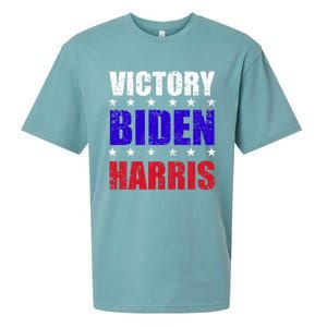 Victory Biden And Harris 46 President Of United States Meaningful Gift Sueded Cloud Jersey T-Shirt