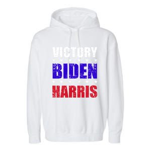 Victory Biden And Harris 46 President Of United States Meaningful Gift Garment-Dyed Fleece Hoodie