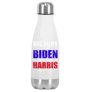 Victory Biden And Harris 46 President Of United States Meaningful Gift Stainless Steel Insulated Water Bottle