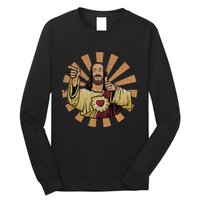 Vintage Buddy A Christ Christmas Jesus Long Sleeve Shirt