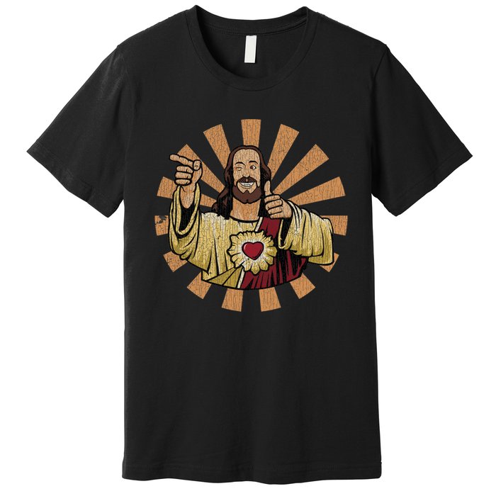 Vintage Buddy A Christ Christmas Jesus Premium T-Shirt