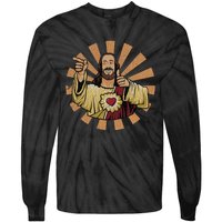 Vintage Buddy A Christ Christmas Jesus Tie-Dye Long Sleeve Shirt