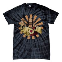 Vintage Buddy A Christ Christmas Jesus Tie-Dye T-Shirt