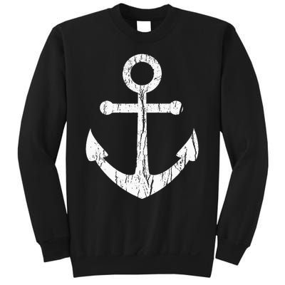 Vintage Boat Anchor Nautical Sailing Gift Sweatshirt