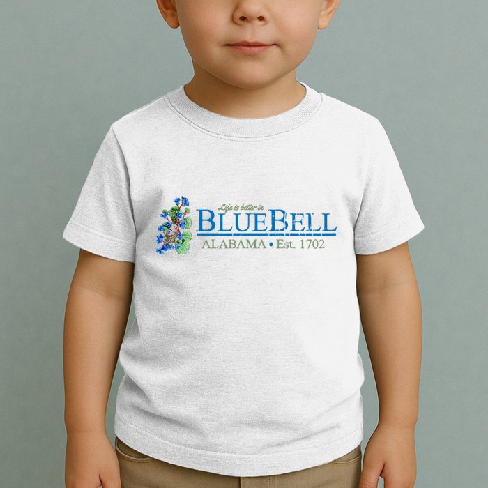 Vintage Bluebell Alabama From Hart Of Dixie Toddler T-Shirt