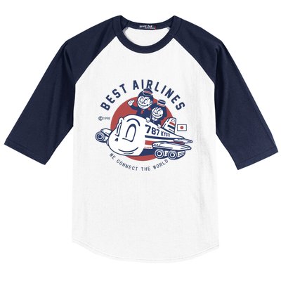 Vintage Best Airlanes Baseball Sleeve Shirt