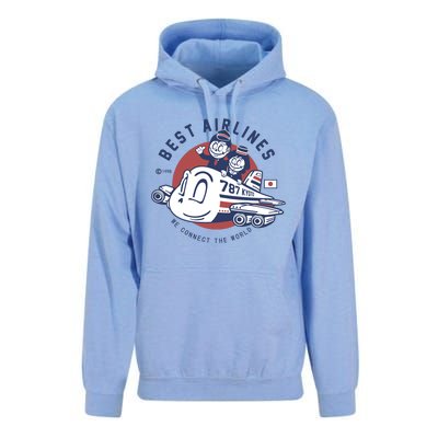 Vintage Best Airlanes Unisex Surf Hoodie