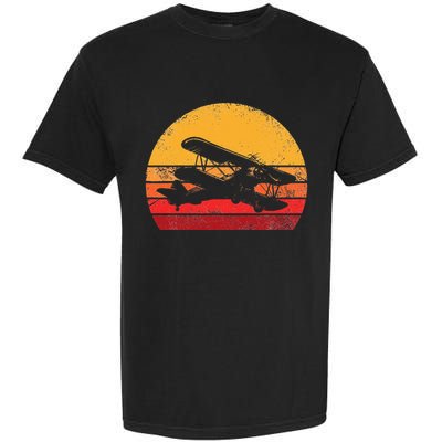 Vintage Biplane Aviator Garment-Dyed Heavyweight T-Shirt