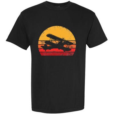 Vintage Biplane Aviator Garment-Dyed Heavyweight T-Shirt