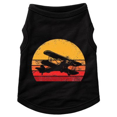 Vintage Biplane Aviator Doggie Tank