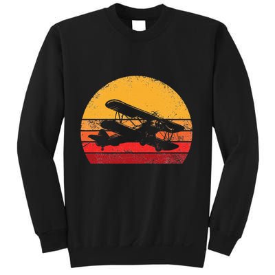 Vintage Biplane Aviator Sweatshirt