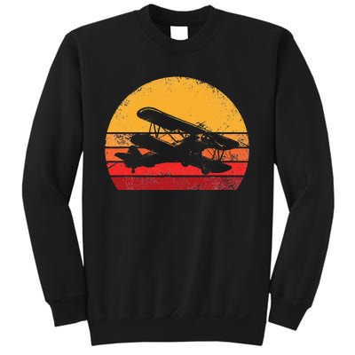 Vintage Biplane Aviator Sweatshirt