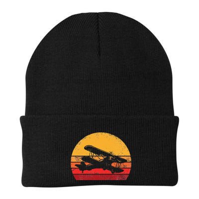Vintage Biplane Aviator Beanie