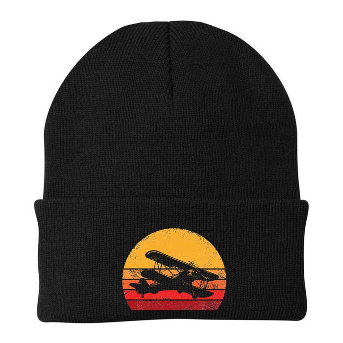Vintage Biplane Aviator Beanie