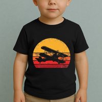 Vintage Biplane Aviator Toddler T-Shirt