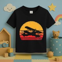 Vintage Biplane Aviator Toddler T-Shirt