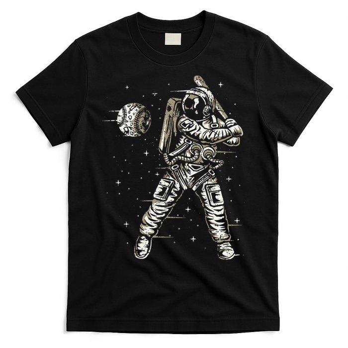 Vintage Baseball Astronaut  Space Baseball T-Shirt