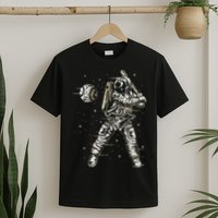 Vintage Baseball Astronaut  Space Baseball T-Shirt