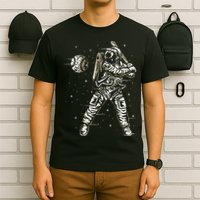 Vintage Baseball Astronaut  Space Baseball T-Shirt