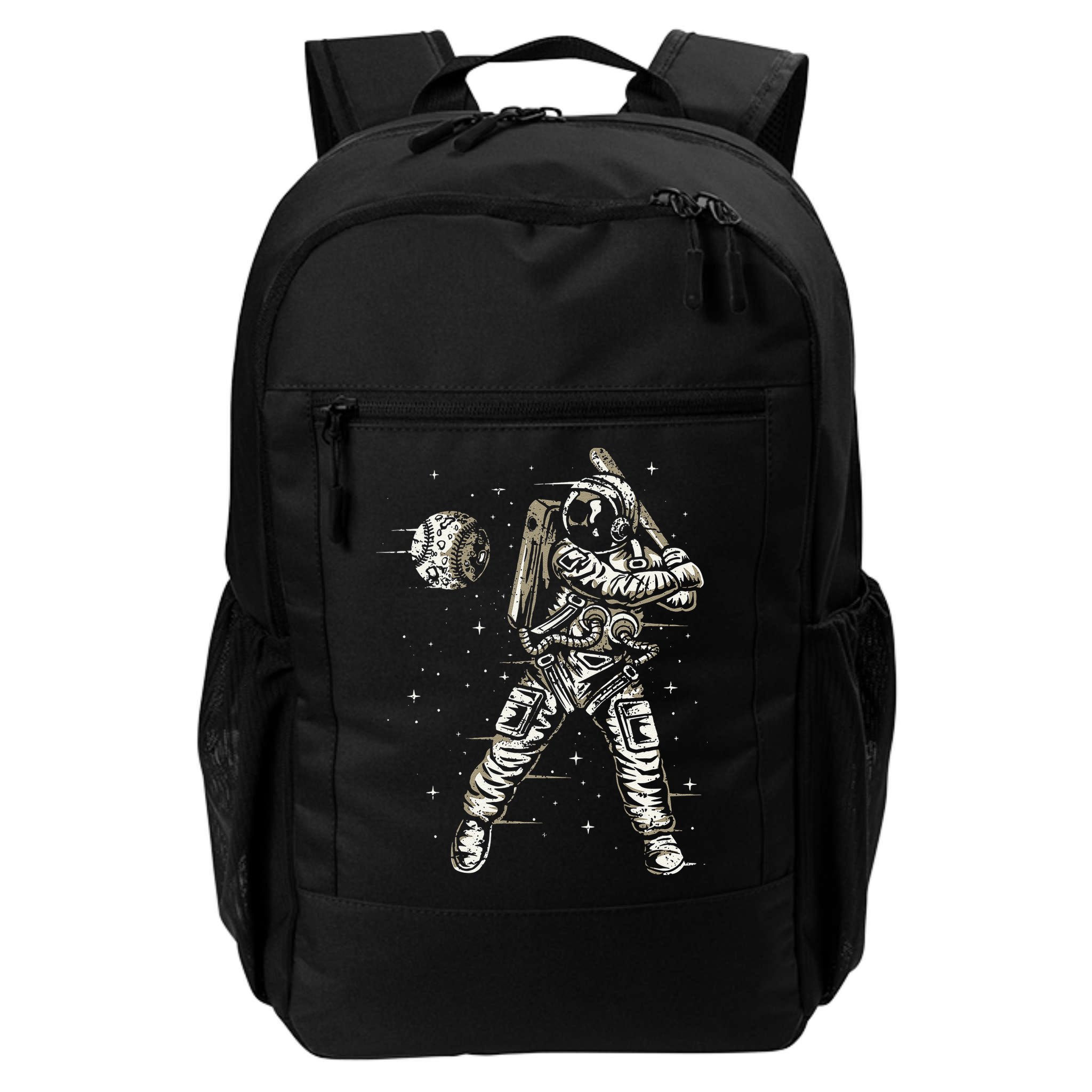 Vintage Baseball Astronaut  Space Baseball Backpack