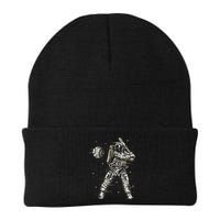 Vintage Baseball Astronaut  Space Baseball Beanie