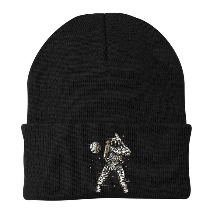 Vintage Baseball Astronaut  Space Baseball Beanie