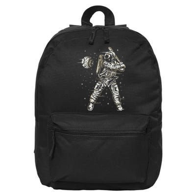 Vintage Baseball Astronaut  Space Baseball 16 in Basic Backpack