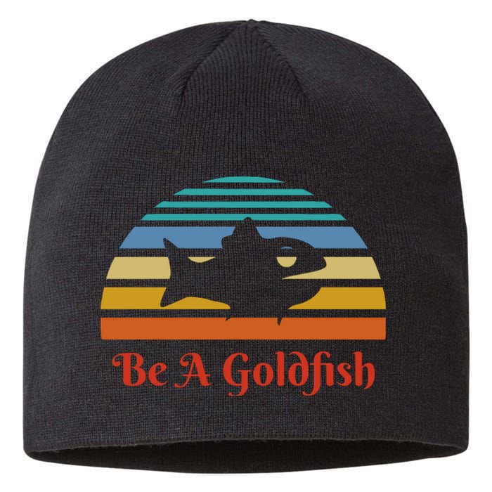 Vintage Be A Goldfish Sustainable Beanie