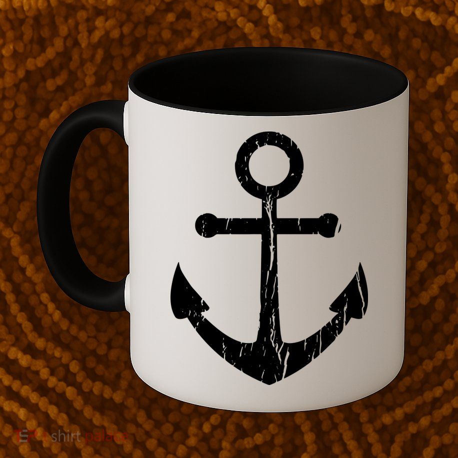 Vintage Boat Anchor Nautical Sailing Mug