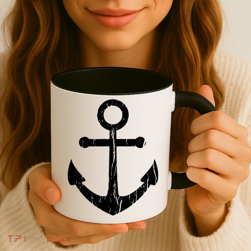 Vintage Boat Anchor Nautical Sailing Mug