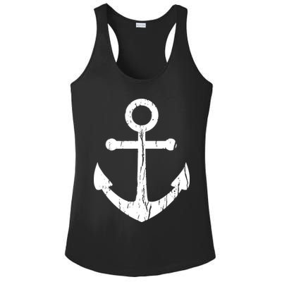 Vintage Boat Anchor Nautical Sailing Ladies PosiCharge Competitor Racerback Tank