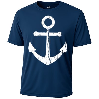 Vintage Boat Anchor Nautical Sailing Performance Shirt