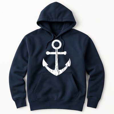 Vintage Boat Anchor Nautical Sailing Hoodie