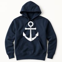 Vintage Boat Anchor Nautical Sailing Hoodie