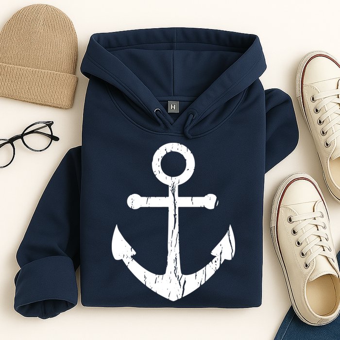 Vintage Boat Anchor Nautical Sailing Hoodie