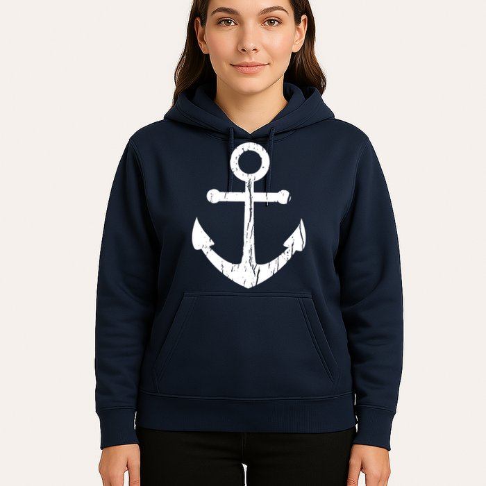 Vintage Boat Anchor Nautical Sailing Hoodie