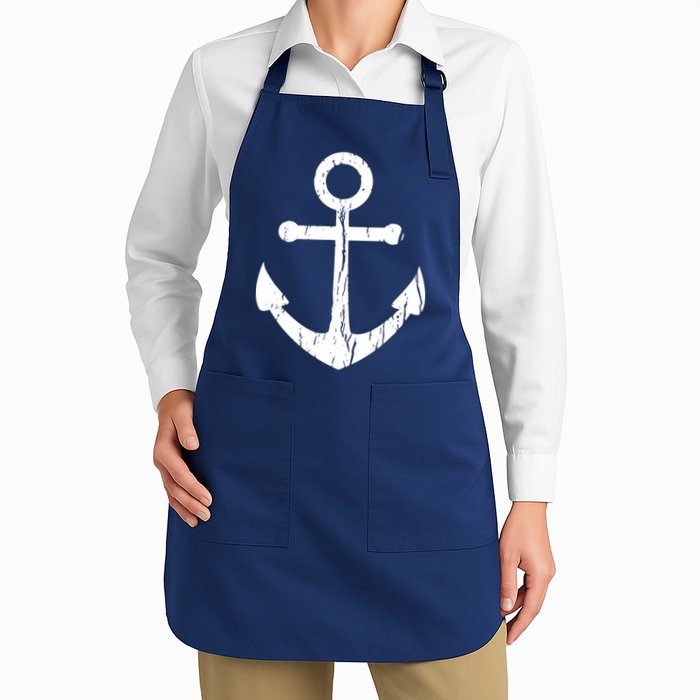 Vintage Boat Anchor Nautical Sailing Apron