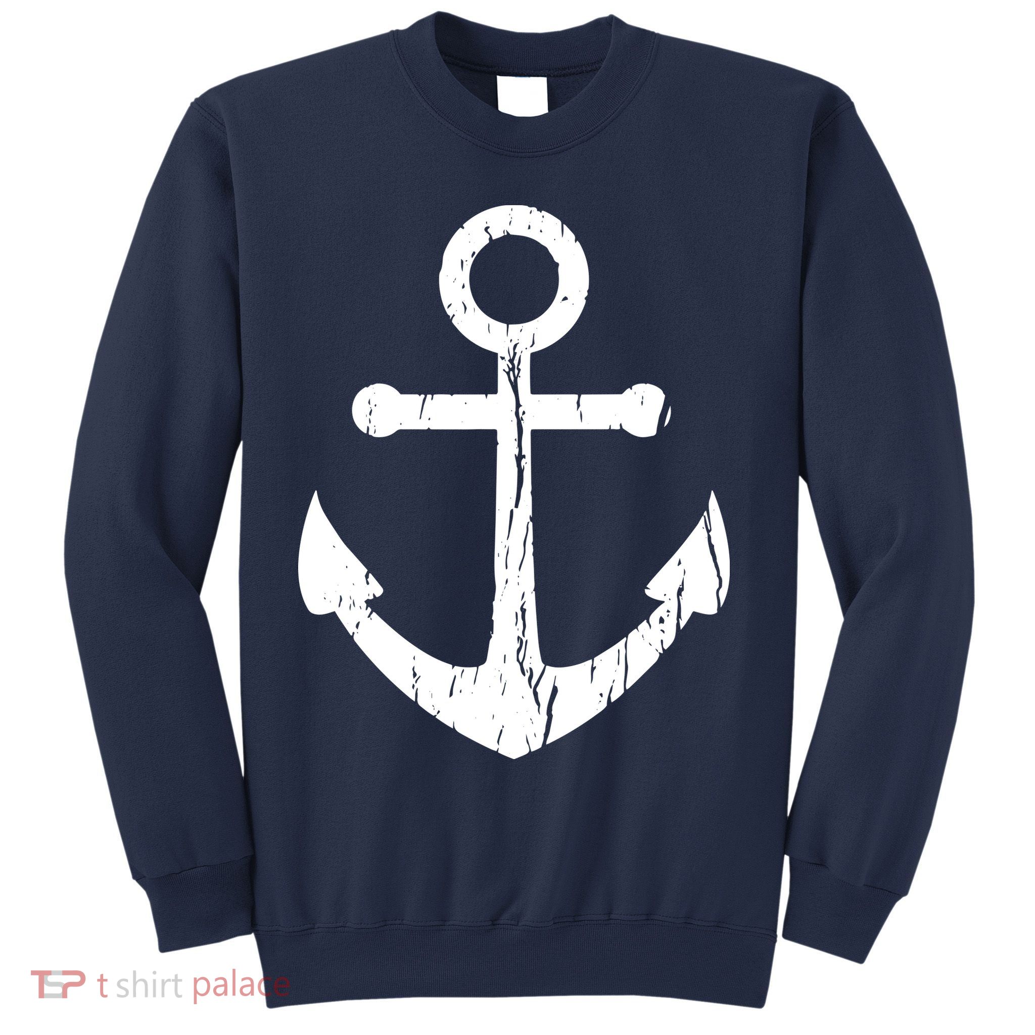 Vintage Boat Anchor Nautical Sailing Sweatshirt