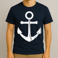 Vintage Boat Anchor Nautical Sailing T-Shirt