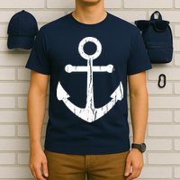 Vintage Boat Anchor Nautical Sailing T-Shirt